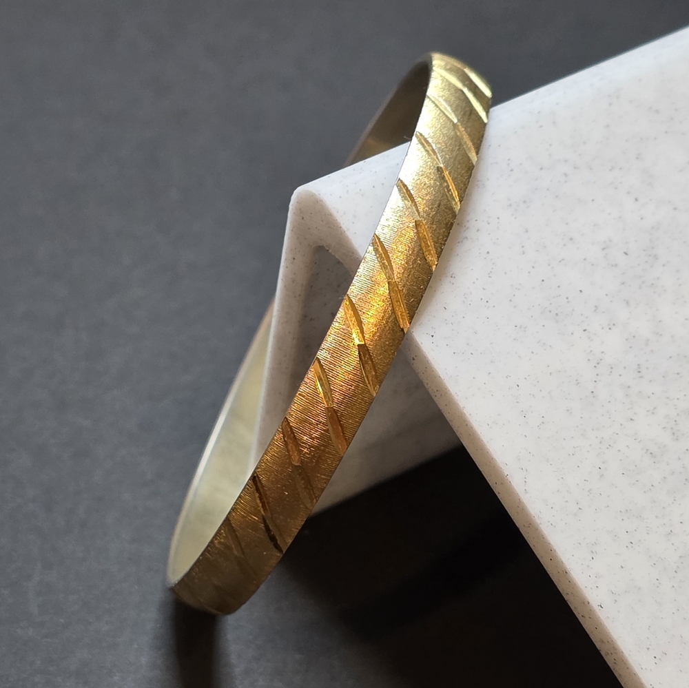 Monet Gold Bangle